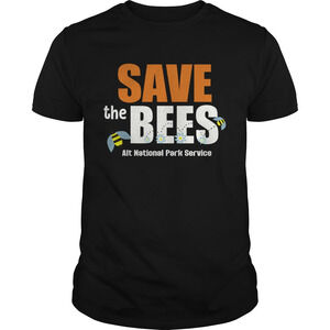 Save The Bees Alt National Park Service Tshirt